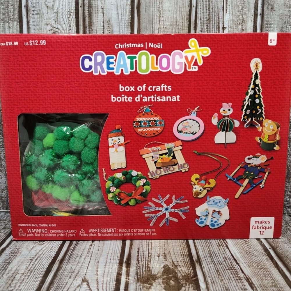 Creatology Box of Christmas Crafts Kit Ornaments Decor NEW